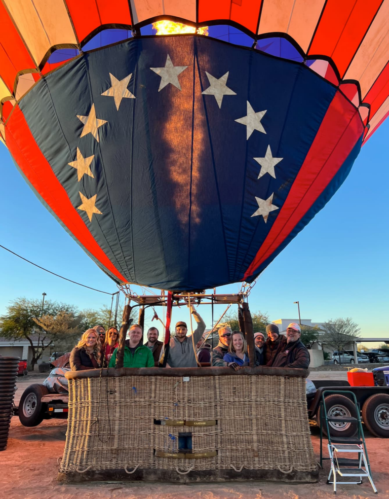 Hot air balloon store rides arizona